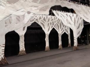 White Tree Cut Cloths x 2