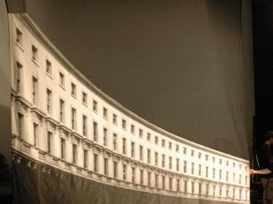 Black & White Scanachrome - Georgian Crescent