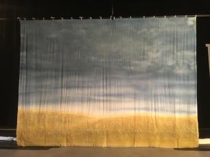 Desert painted cloth