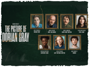 Headshots of the cast of The Picture of Dorian Gray