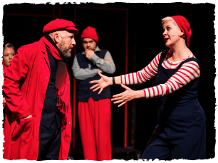 Actors in french berets 