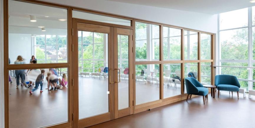 River room from outside the doors