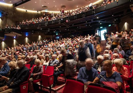 Our auditorium full of customers