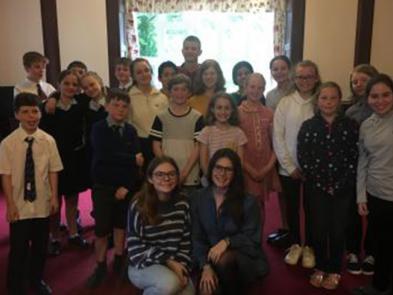 A group of youth theatre members