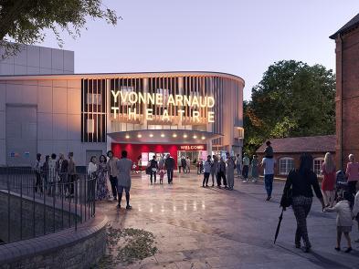 An architect's impression of the vision for the Yvonne Arnaud Theatre.