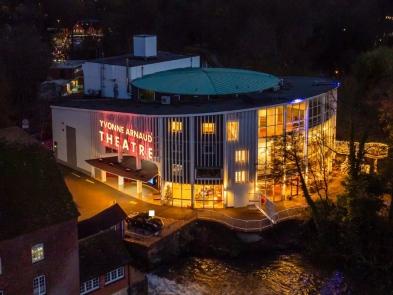 Drone image of theatre